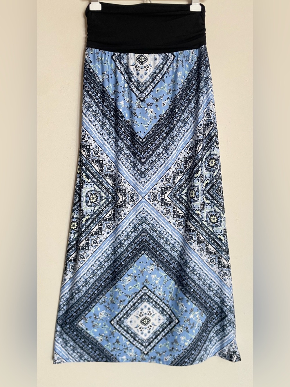 Apt. 9 Blue Print Maxi Skirt